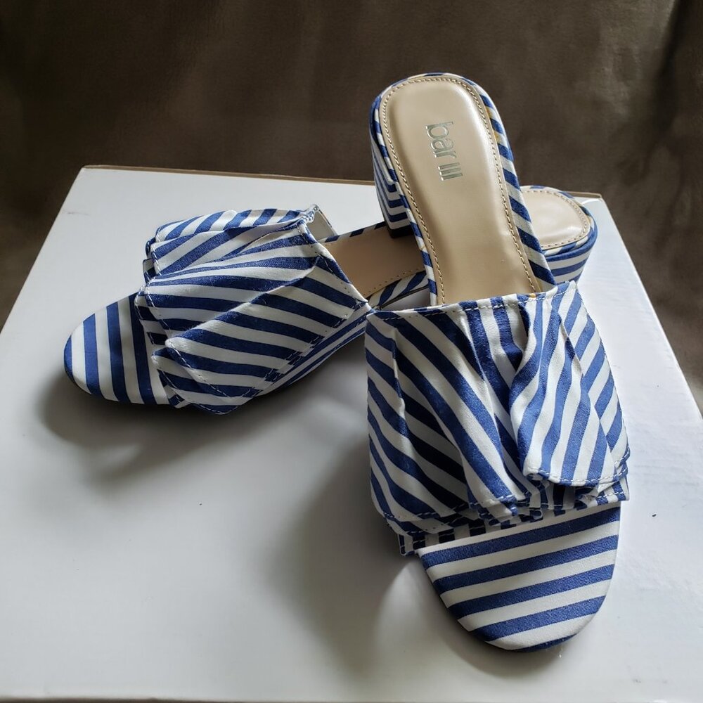 (New) Bar III Janie Slide-On Sandals (Women's 7.5M)
